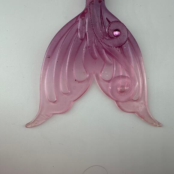 2002 Mattel Barbie Mermaid Doll Pink Purple Tail Blonde Hair Collectible - Picture 6 of 11